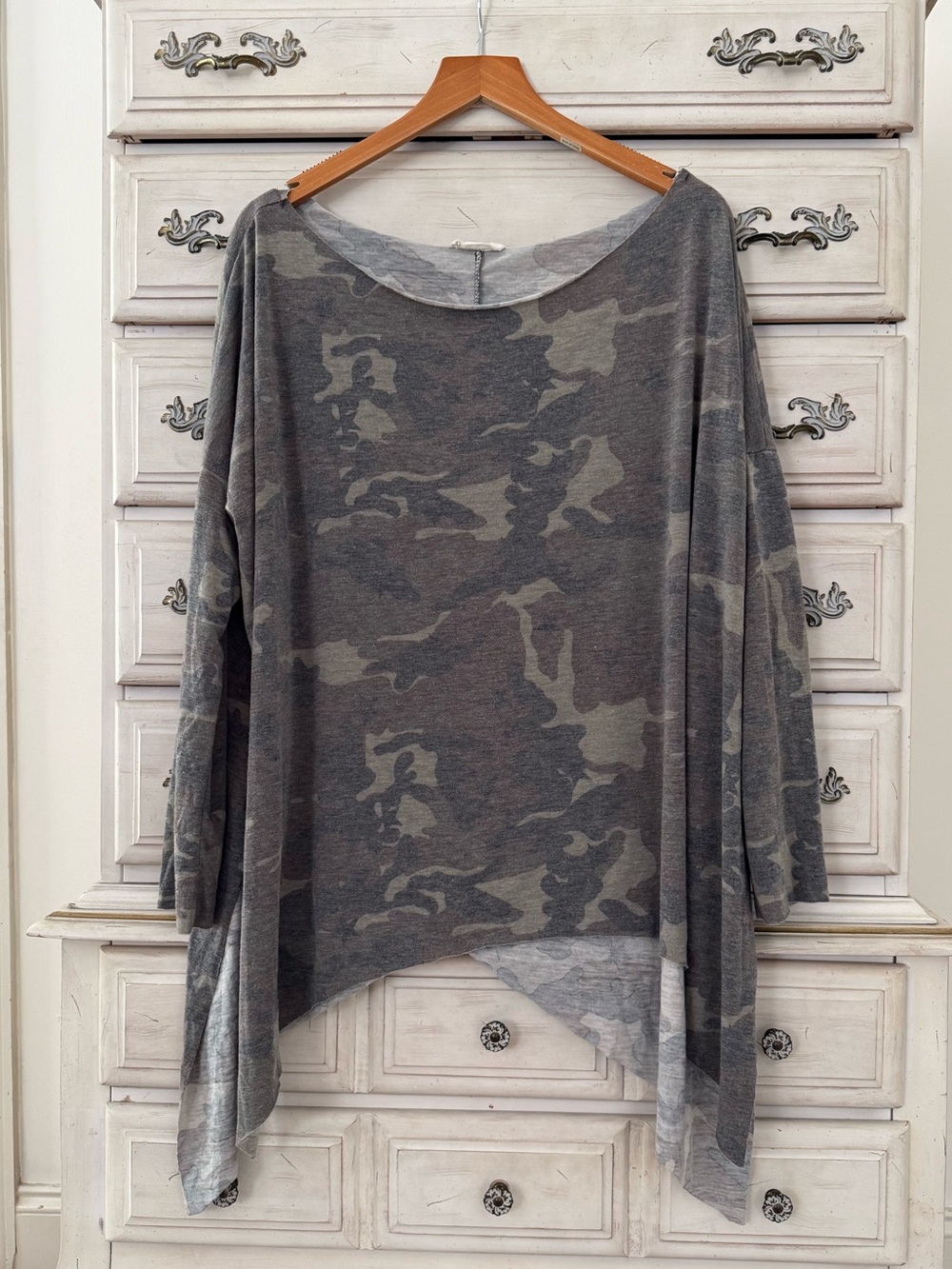 Vici Camo Soft Knit Top